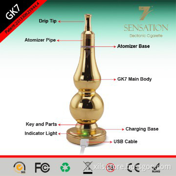 newest design huge smoke good sensation GK7 gold e cigarettes